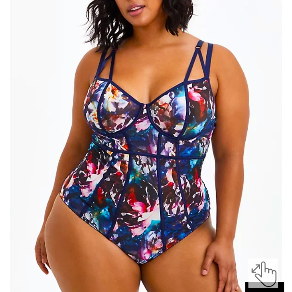 Torrid Curve Mesh Bodysuit